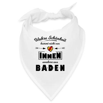 Schönheit aus dem Badnerland - Bandana - Weiß - Vorne