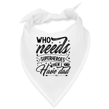 Superheld - Bandana - Weiß - Vorne