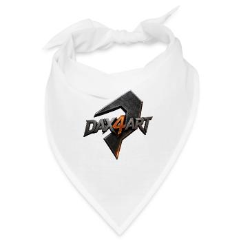DAX4ART Metall-Logo Lightning - Bandana - Weiß - Vorne