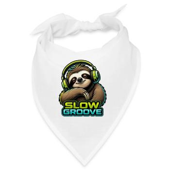 Faultier - Slow Groove - Bandana - Weiß - Vorne