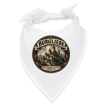 Burgliebe – Mein Zuhause in einer anderen Zeit - Bandana - Weiß - Vorne