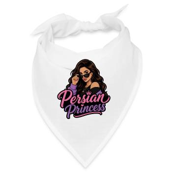 Persische Prinzessin Glamour - Bandana - Weiß - Vorne