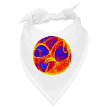 Lebensbaum Dreifaltigkeit - Bandana - Weiß - Vorne