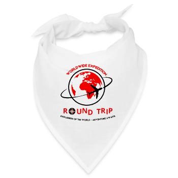 Hin- und Rückfahrt – Weltweite Expeditionsreise - Bandana - Weiß - Vorne