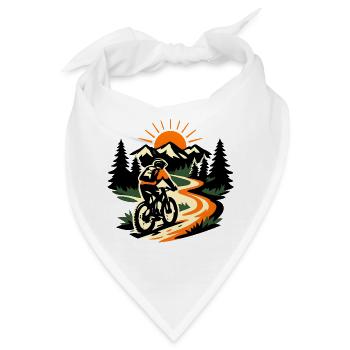Mountain Bike Adventure – Cycling Outdoor Mountain - Bandana - Weiß - Vorne