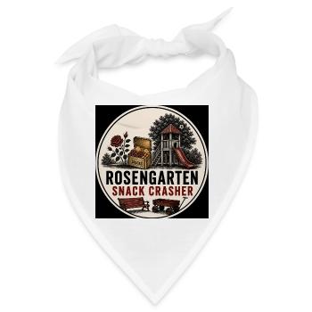 Rosengarten Snack Crasher - Bandana - Weiß - Vorne