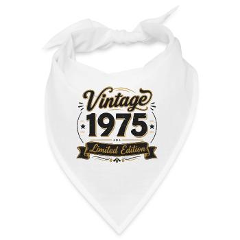 Vintage 1975 limitierte Ausgabe - Bandana - Weiß - Vorne