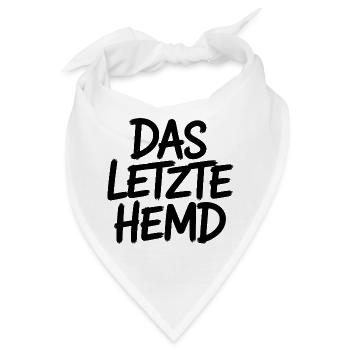 Das Letzte Hemd Steuerzahler Inflation Steuern - Bandana - Weiß - Vorne