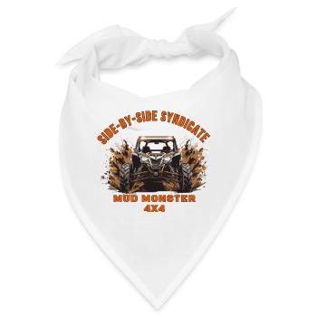 Side-by-Side Syndicate Mud Monster 4x4 UTV Buggy - Bandana - Weiß - Vorne