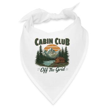 Cabin Club – Off The Grid - Bandana - Weiß - Vorne