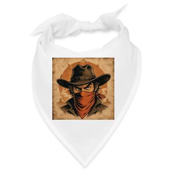 Westlicher Schatten in Bandana - Bandana - Weiß - Vorne