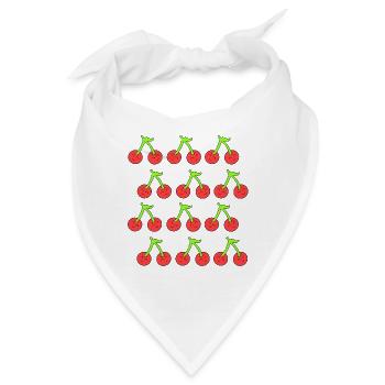 Niedliche Kirschgesichter - Bandana - Weiß - Vorne