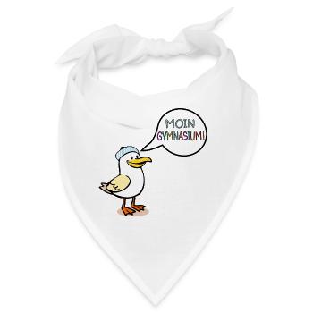 MÖWE GYMNASIUM - Bandana - Weiß - Vorne