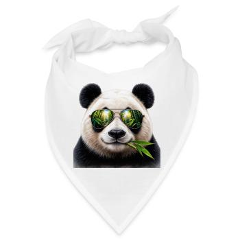 Cool Panda - Bandana - Weiß - Vorne