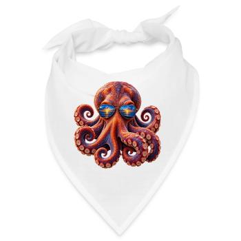 cool kraken - Bandana - Weiß - Vorne
