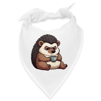 Igel Igelliebhaber Igelbesitzer Igelhalter Stachel - Bandana - Weiß - Vorne
