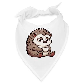 Igel Igelliebhaber Igelbesitzer Igelhalter Stachel - Bandana - Weiß - Vorne