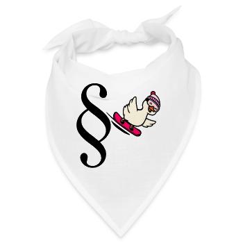 Skisport Gans Gesetze - Bandana - Weiß - Vorne