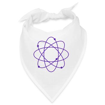Atom - Bandana - Weiß - Vorne