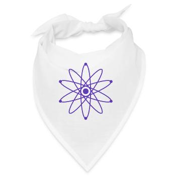 Atom - Bandana - Weiß - Vorne