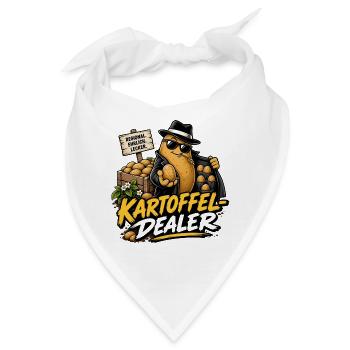 Kartoffel Dealer - Bandana - Weiß - Vorne