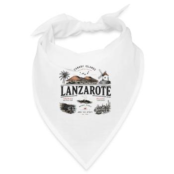 Lanzarote - Kanaren - Canary Islands - Spanien - Bandana - Weiß - Vorne