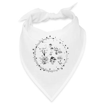 Starlet Sparkles: Nachthimmelstaub - Bandana - Weiß - Vorne