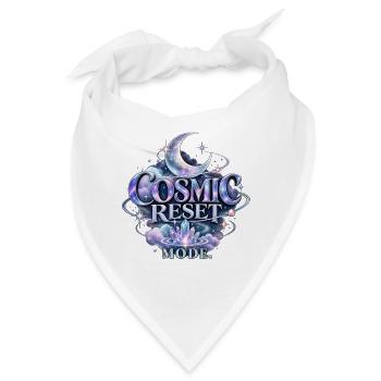 Cosmic Reset - Bandana - Weiß - Vorne