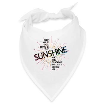 Sunshine - Bandana - Weiß - Vorne