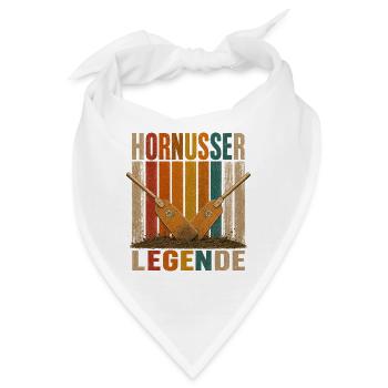 Hornusser Legende  - Bandana - Weiß - Vorne