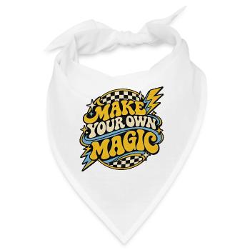 Mach Deine Eigene Magie - Bandana - Weiß - Vorne