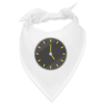 Uhr - Bandana - Weiß - Vorne