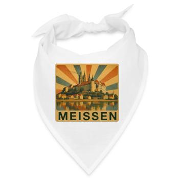 Meissen Meißen - Bandana - Weiß - Vorne