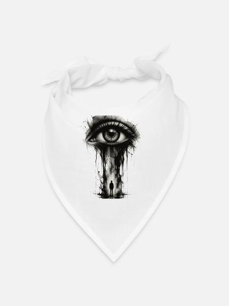 Auge - Bandana - Weiß