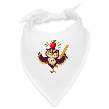 Tafel-Akrobat - Bandana - Weiß - Vorne