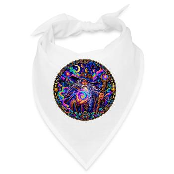 Zauberer - Bandana - Weiß - Vorne