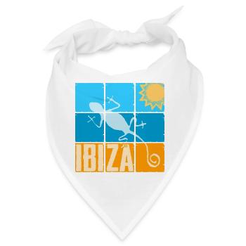 Ibiza Strand Vibes  - Bandana - Weiß - Vorne