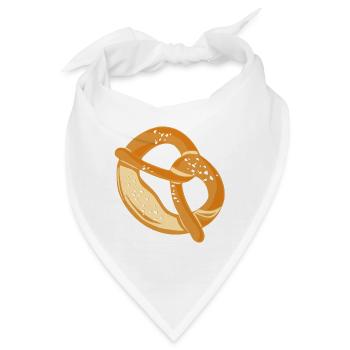 Brezel - Bandana - Weiß - Vorne