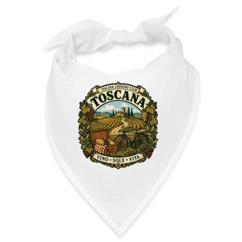 Toscana – Italian Country Club - Bandana - Weiß - Vorne