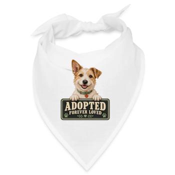 Wuschelhund Adoption – Forever Loved - Bandana - Weiß - Vorne