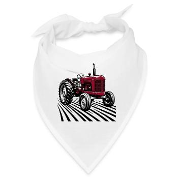 Traktor / Traktor / Traktor - Bandana - Weiß - Vorne