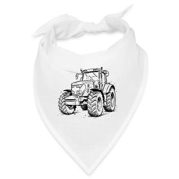 Traktor / Traktor / Traktor - Bandana - Weiß - Vorne