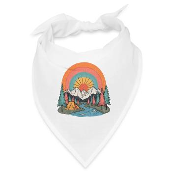 Sunny side - Bandana - Weiß - Vorne