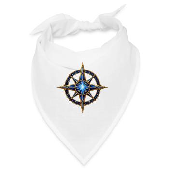 Sternenkompass Mystisch - Bandana - Weiß - Vorne