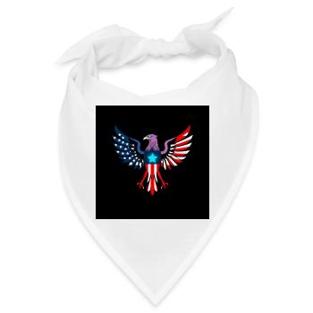 Federal Glitch: United States of Germany - Bandana - Weiß - Vorne