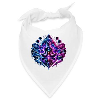 Kosmische Meditation – Zen & Spirituelle Energie - Bandana - Weiß - Vorne