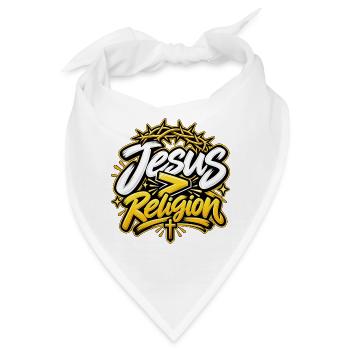 Jesus > Religion - Bandana - Weiß - Vorne