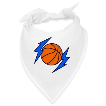 Basketball Lightning - Bandana - Weiß - Vorne