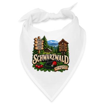 Schwarzwald – Natur, Heimat & Lebensgefühl - Bandana - Weiß - Vorne