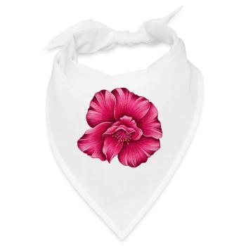 oleander blüte - Bandana - Weiß - Vorne